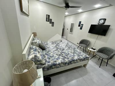 Fully Furnished Luxury Studio Apartment for Rent Bahria Town Phase 8 Near Ghora Chowk