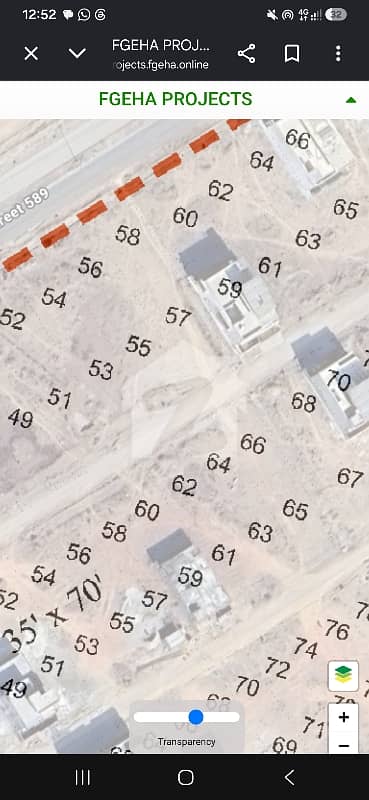 Residential plot 35x70 st#88 series 60 solid land 100% level margalla face 40 feet wide road prime location available for sale in G-14/2