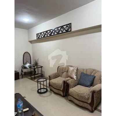 Ground Portion Fully Furnished 1 Bedroom Drawing Dining Huge Lounge Kitchen Car Parking 300 Yards Dha 6 Rent