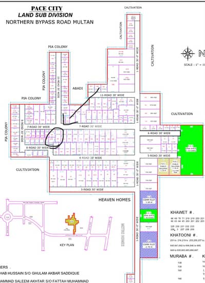 10 Marla Plot, Plot no. 128, available in Pace City, Multan Avenue Road