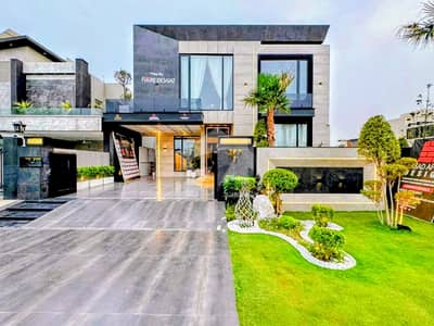 1 Kanal Top Quality Luxurious Beautiful Ultra Modern Design Villa With Basement For Sale In DHA Lahore Phase 7 Prime Location Near Park & Mosque