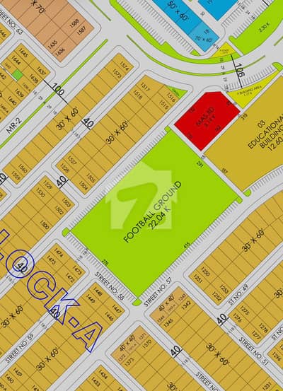 8 MARLA PLOT FOR SALE In FAISAL TOWN BLOCK A