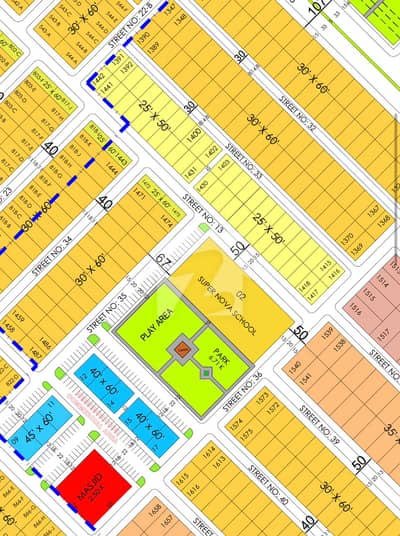 6 MARLA CORNER PLOT FOR SALE in FAISAL TOWN BLOCK C