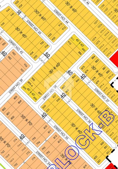 8 MARLA PLOT FOR SALE in FAISAL TOWN BLOCK B