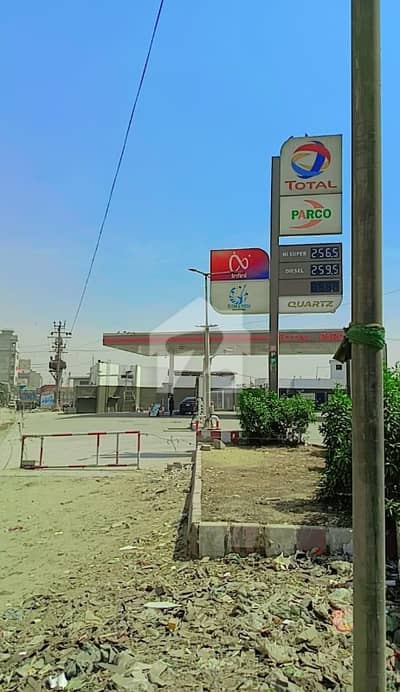 Prime 1000 Sq. Yards Corner Running Petrol Pump For Sale Gulbai Shersha Vicinity
