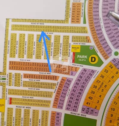 5 Marla Plot Available For Sale in Block D Palm City Gujranwala