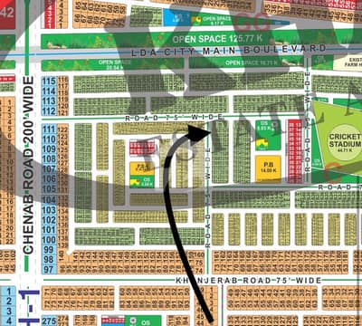 LDA City 10-Marla Possession Plot at 75 Ft Rd in C Block LDA City 10-Marla Possession Plot at 75 Ft Rd in C Block