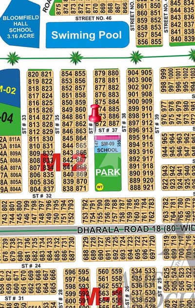 Corner 2 Marla Commercial Plot Up For sale In DHA Phase 1 - Sector M
