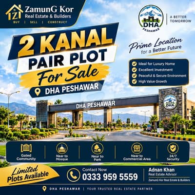 Pair 2 Kanal Plot For Sale | Prime Location