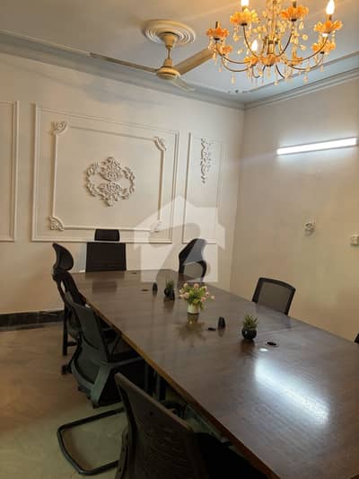FURNISHED HOUSE FOR OFFICE AT PRIME LOCATION NEAR CANAL ACCESS