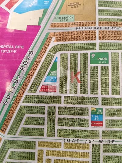 LDA City Lahore Jinnah Sector Phase 1 K Block | 10 Marla On-Ground Plot | Carpet Road | Corner Plot | Available For Sale