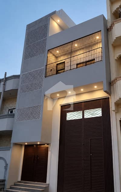 120 Sq. Yards Ground + 1 with mezzanine For Rent at KDA Employees, Korangi