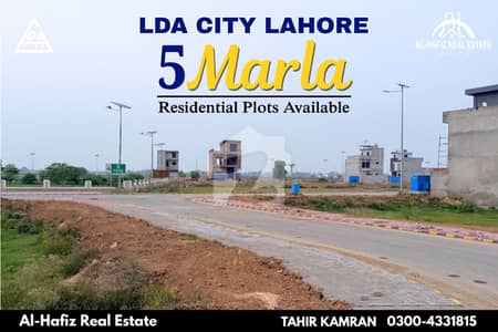 Hot Location 5 Marla Residential Plot for Sale in Block Q, LDA City | Grab This Excellent Opportunity