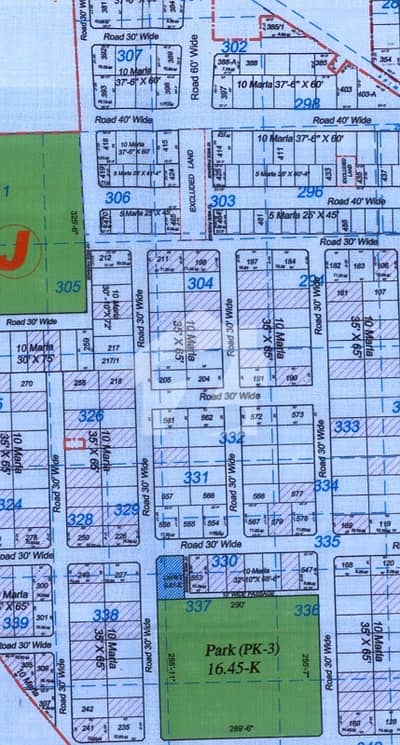 10 Marla Residential Plot For Sale In J Block