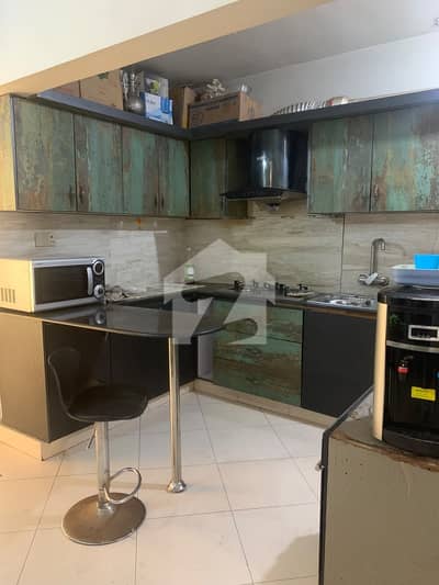 FOR RENT: FULLY FURNISHED 2-BED DD with lift APARTMENT (3RD FLOOR) BUKHARI COMMERCIAL, DHA PHASE 6, KARACHI