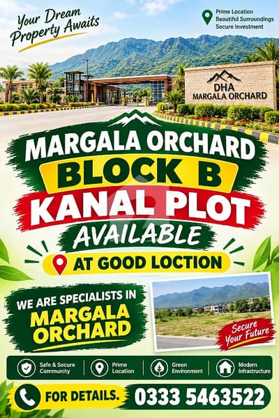 MARGALA ORCHARD BLOCK B kanal