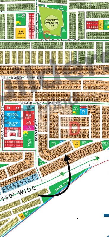 1 Kanal All Dues Clear Plot for Sale in D Block, LDA City Lahore
