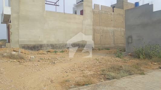 120 Sq. Yards West Open Park Facing Transfer Plot For Sale In Sahafee Society, Scheme 33 Karachi