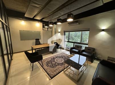 2000 Square Feet, 25 Persons Seating Capacity Brand New Commercial Property Full Furnished Corporation Office For Rent At Main Boulevard Gulberg 3 Lahore