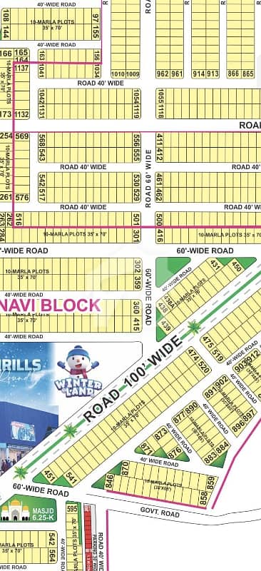 Bahria Town Ghaznavi Block 10.88 Marla Plot