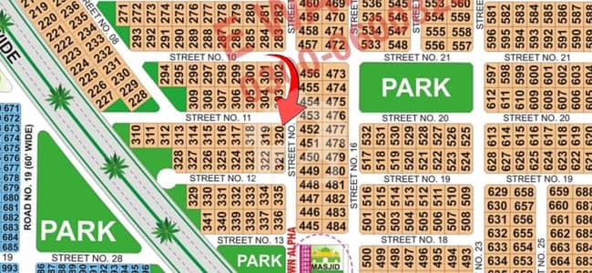 1 Kanal Corner Plot In The Heart Of DHA