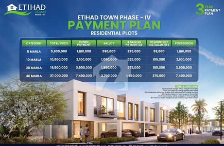 5MARLA PLOT EASY INSTALLMENT PLAN
