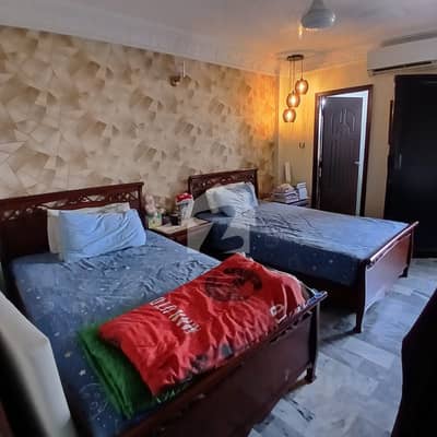 3 Bed DD Flat For Sale Afnan Arcade With Roof Block 15 Gulistan e Jauher