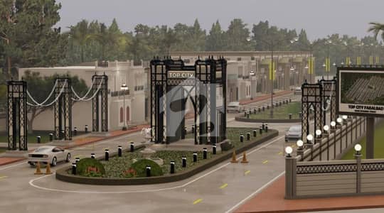 LOW BUDGET EASY INSTALLMENT PLAN 5 MARLA PLOT IN FDA APPROVED GATED COMMUNITY - TOP CITY FAISALABAD