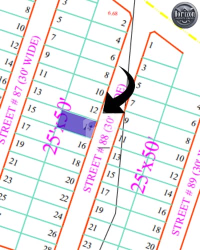 5 Marla Plot for Sale in E block-Street 88
