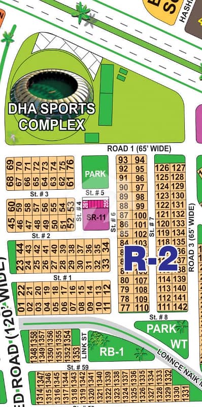 40 Marla Residential Plot For Sale in Sector R | Pair Plot | DHA Multan | Prime Location Near 300 Feet Main Boulevard