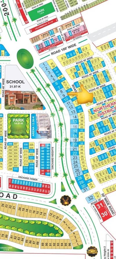 1 Kanal Northern Bahria Orchard