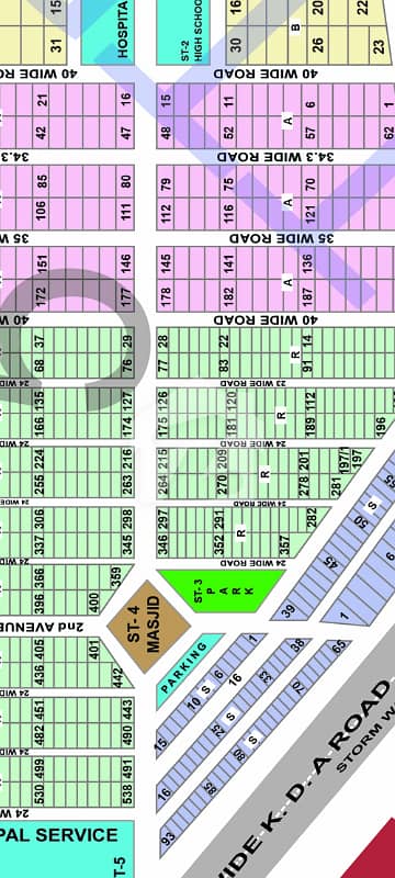 240 Sq Yd Plot For Sale In VIP Block 5 Saadi Garden Scheme 33 Karachi