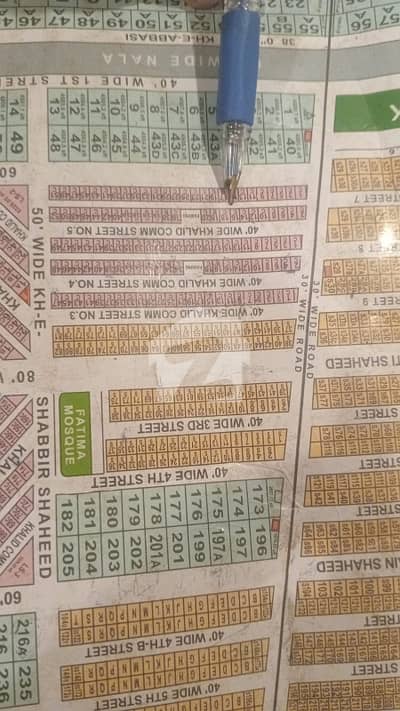 Prime 100 Sq. Yds Commercial Plot for Sale Late Line (Late Patti), Khalid Commercial Street 5