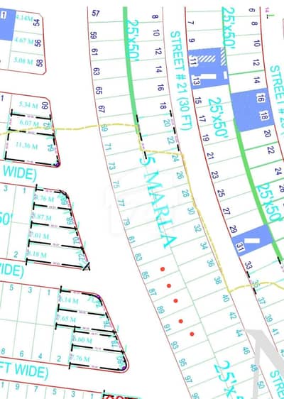 Block N major road 5marla plot sale