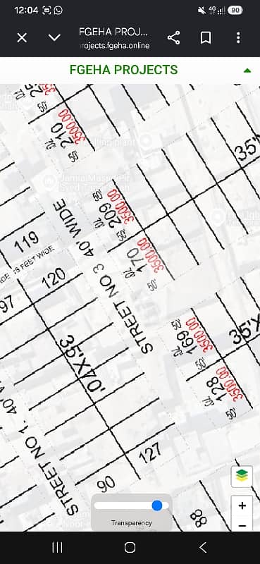 Residential plot 35x70 st#3 plot series 125 available for sale in Vip sector F-14/1