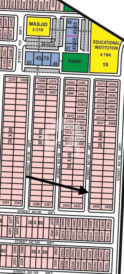 8 Marla Plot @1.45 Cr - E Block, Sector B17 Islamabad