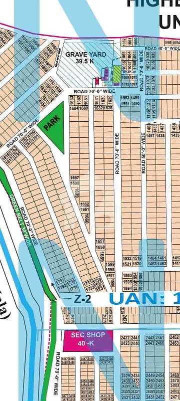 1 Kanal Corner Plot For Sale Sector Z2 Phase 7 DHA Lahore