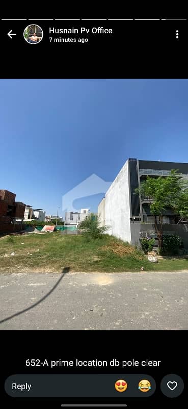 DHA 9Town Block D 5 Marla Plot On Direct Approach To Main Direct Deal From Owner.