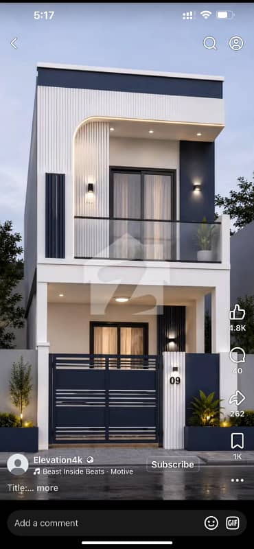 Triple Story 3marla House House For Sale Cavalry Extension