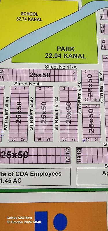 I15/3 plot 7 street 42 size 25*50 demand 90lac
