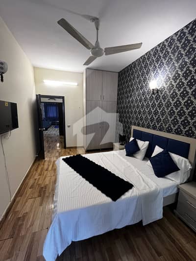 Fully Furnished 2 Bed DD Apartment For Rent | First Floor | Bungalow & Park Facing | Small Nishat Commercial, DHA Phase 6.