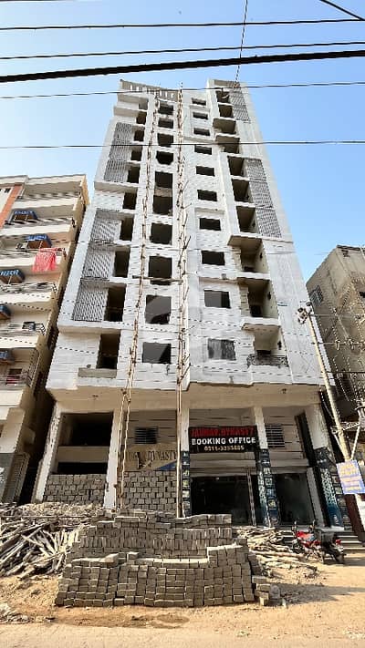 گلستانِ جوہر کراچی میں 2 کمروں کا 4 مرلہ فلیٹ 1.4 کروڑ میں برائے فروخت۔