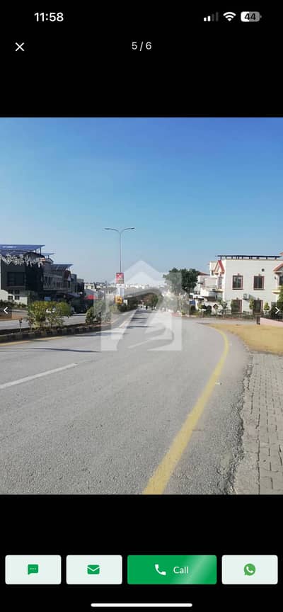 Prime Location Plot Main Boulevard PWD Road Front Open With Extra Land