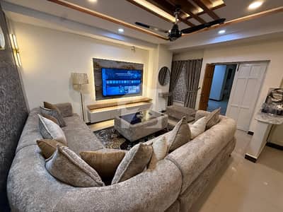 E-11/4 - 2 Bed Luxury Fully Furnished Apartment For Rent - Margalla View - Family Building - All Facilities