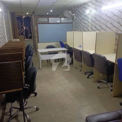 Fully Furnished Office available in Barkat Market Garden Town