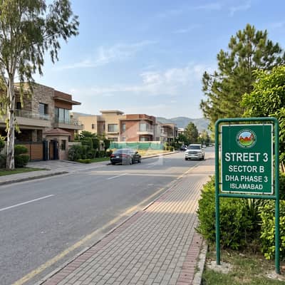 Premium 30 Marla Corner Plot for Sale Sector B, DHA Phase 3, Islamabad