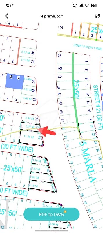 N Main Major Road 80 Feet Face Plot 6.2 Marla Hot Location Plot 100 Percent Solid Cutting Land Full Develop Sector