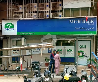 Double Shutter Shop Rented to MCB Bank for Sale