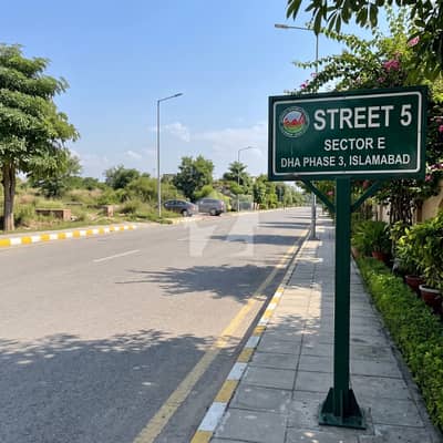 1 Kanal Investment Plot in Sector E, DHA Phase 3, Islamabad
