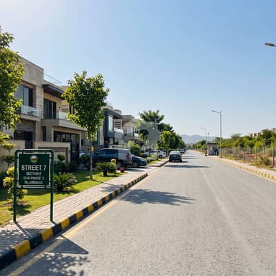 Prime 1 Kanal Luxury Corner Plot for Sale in Sector F, DHA Phase 3, Islamabad